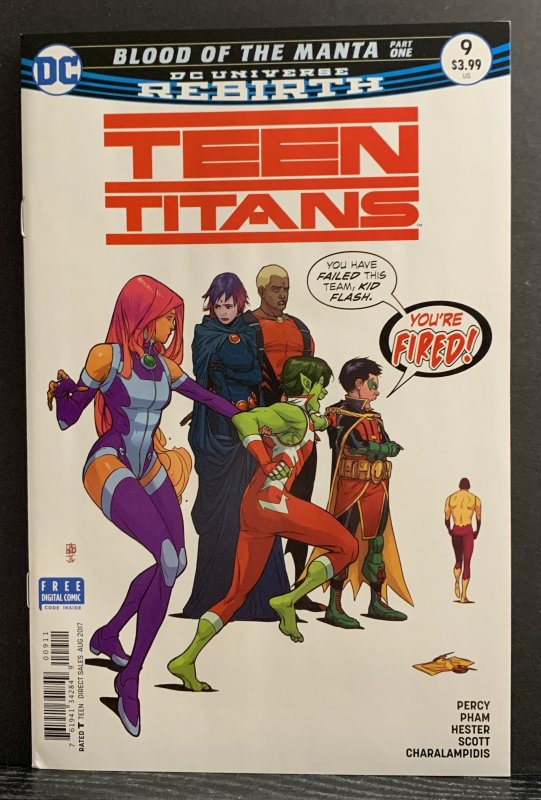 Teen Titans #9 (2017) Khoi Pham Starfire / Robin Cover  Comic Books -  Modern Age, DC Comics, Teen Titans, Superhero / HipComic