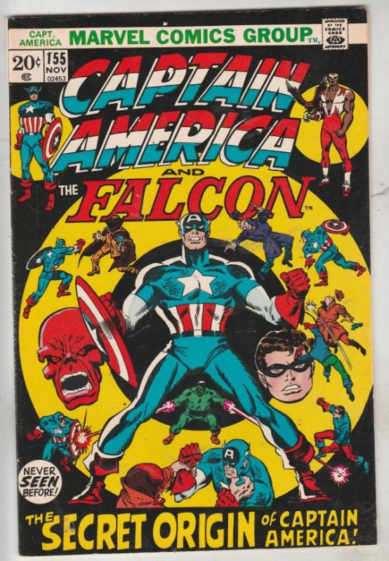 Captain America #155 (Nov-72)  High-Grade Captain America