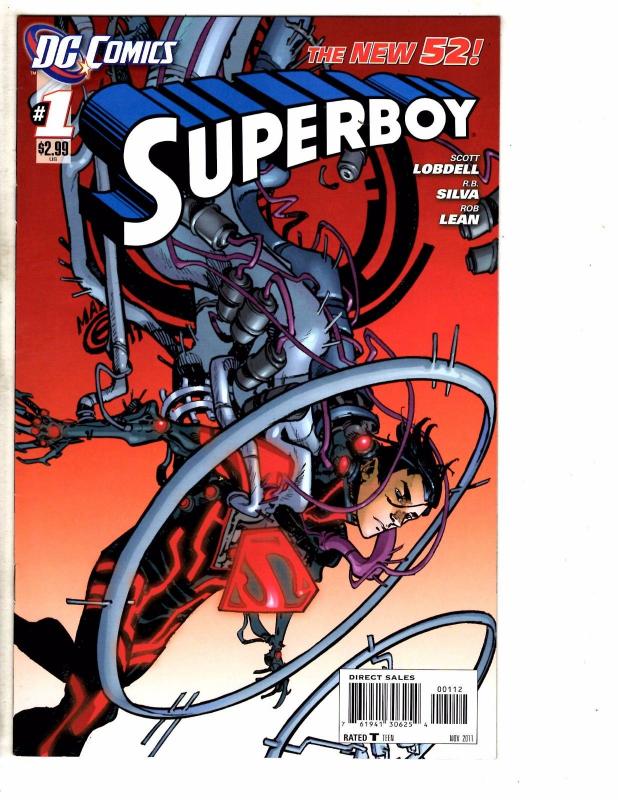 Lot Of 8 Superboy DC Comic Books #0 1 (2) 2 3 4 5 6 + Annual 1 NEW 52 Batman RC2