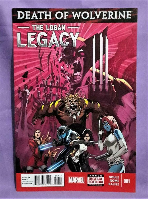 Death of Wolverine THE LOGAN LEGACY #1 - 7 + Life After Logan #1 (Marvel, 2014)!