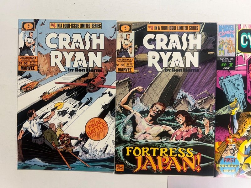 4 Marvel Comics Crash Ryan # 3 4 + Cyberspace 3000 # 7 + X-Men # 45 66 JS37