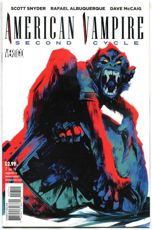 AMERICAN VAMPIRE Second Cycle #7, NM, Vertigo, 2014, 1st printing, more in store