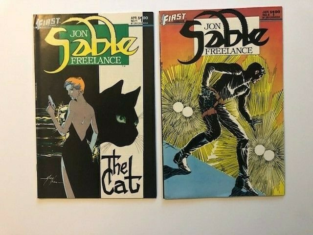 LOT of 13- JON SABLE-FREELANCE #2,7,8,11,26,32,33,35,37,40,42,45,46 F/VF (A80)