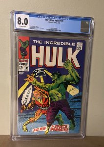 Incredible Hulk #103 (CGC 8.0 VFN)  2nd Monthly Hulk Issue / 1968