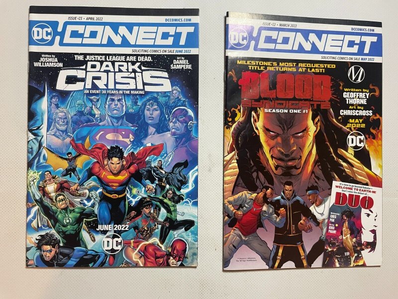 Lot Of 2 Dark Crisis Justice League Comic Books DC Comics #22 23  70 MT3