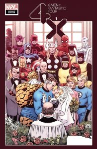 X-Men Fantastic Four #1 1:100 Hidden Gem Variant Marvel EB127