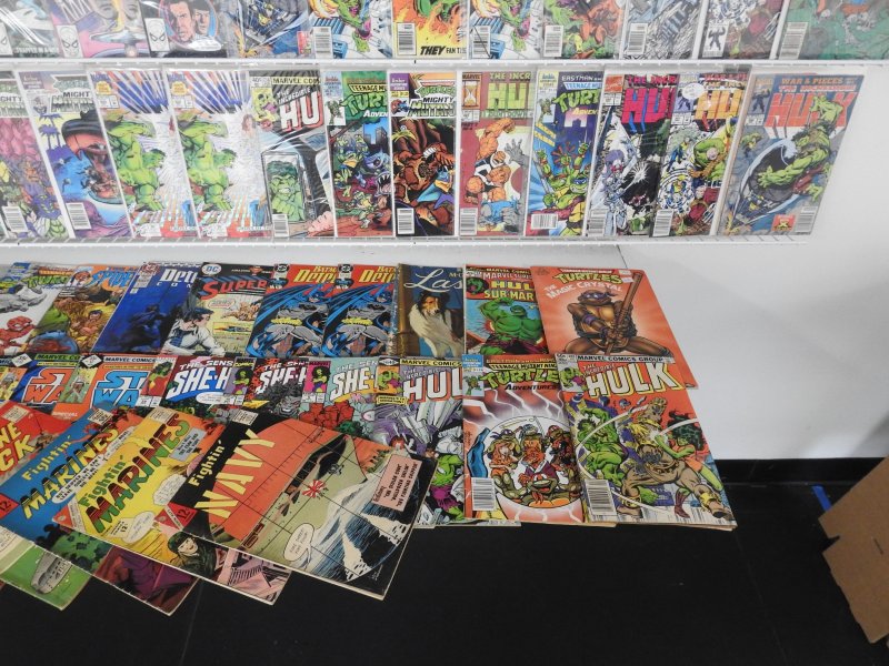 Huge Lot 160+ Comics W/ Hulk, Spider-Man, Star Wars, +More! Avg FN Condition!