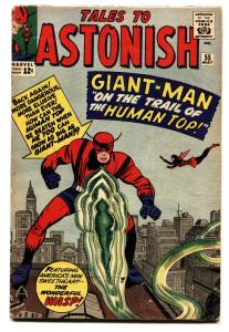 TALES TO ASTONISH #55 comic book 1964-GIANT-MAN-MARVEL SILVER-AGE