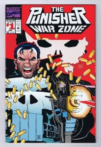 Punisher War Zone #1 ORIGINAL Vintage 1992 Marvel Comics