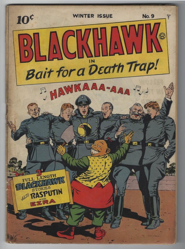 Blackhawk #9, Winter 1944, 1st Blackhawk Issue