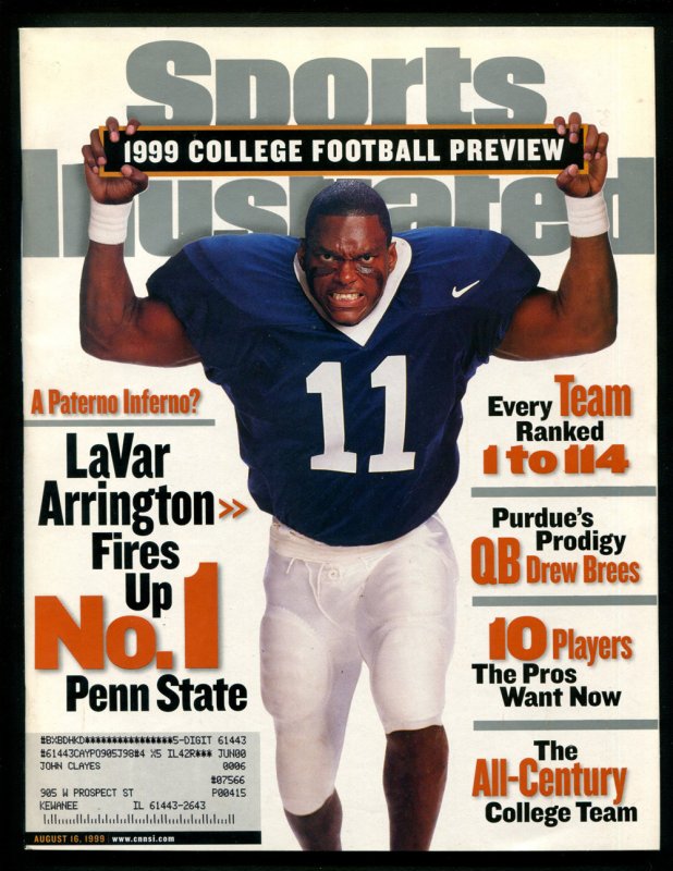 Sports Illustrated ( 9.2 NM-)  College Football Preview  /  August 1999