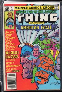 Marvel Two-in-One Annual #6 Newsstand Edition (1980) American Eagle [Key Issue]