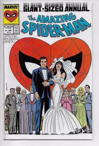 Amazing Spider-Man Annual #21 Wedding Issue w/Promo Postcard (Marvel, 1987) NM-