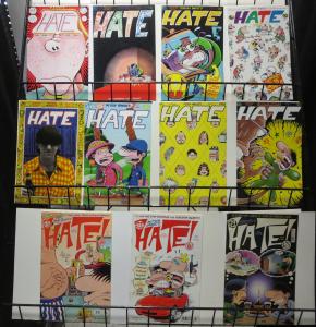 Peter Bagge's Hate (Fantagraphics 1990) #4-29 Lot of 11Diff Gen-X Slacker Fun