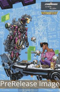 INVINCIBLE IRON MAN (2022 MARVEL) #16 VARIANT CHRIS ALLEN STORMBRE PRESALE-03/21