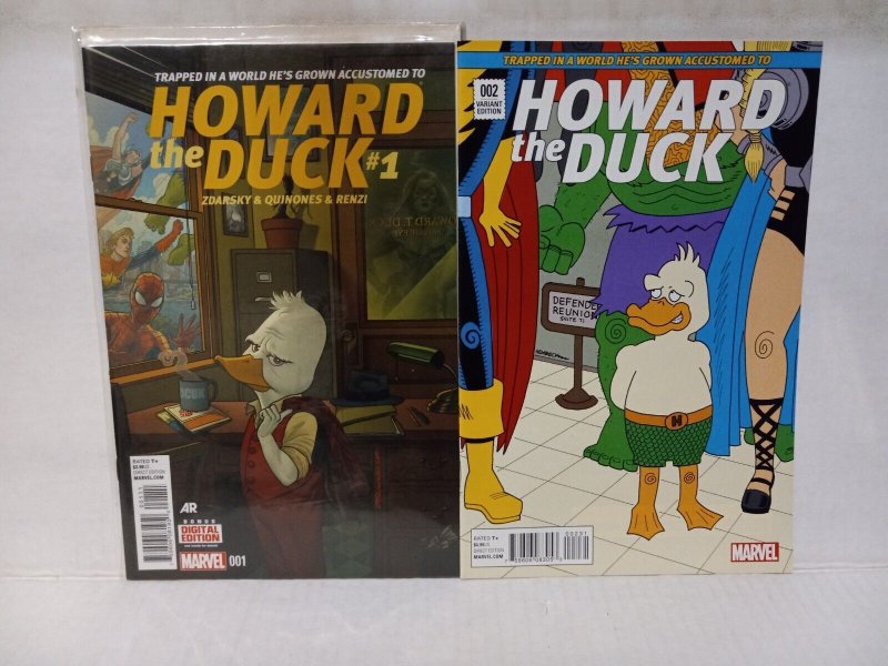 HOWARD THE DUCK #1 AND #2 - FREE SHIPPING!