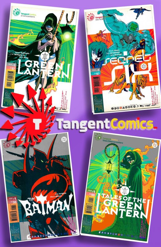 4 Issues of TANGENT COMICS (1997, 1998) VF/NM Dan Jurgens, Klaus Janson, et al