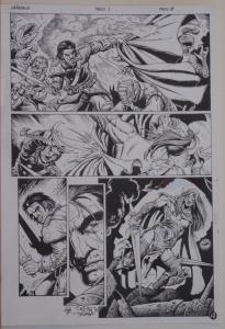 TIMOTHY TRUMAN original art, GRIM JACK #1, pg 4, 11x17, Killer Instinct, IDW