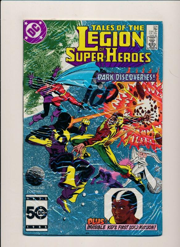 DC LOT OF 12-LEGION OF SUPER-HEROES#315-319,321-322,288-289,324,325,327 (PF367) 