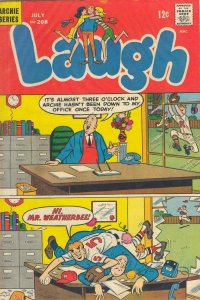 Laugh Comics #208 FAIR ; Archie | low grade comic July 1968 Baseball Cover