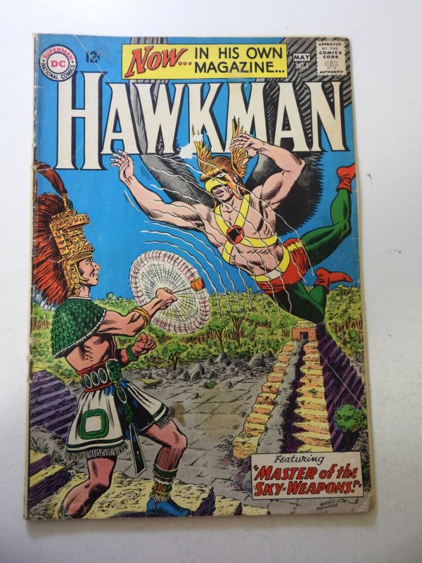 Hawkman #1 (1964) GD+ Condition centerfold detached, tape pull fc