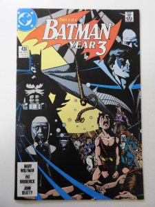 Batman #436 (1989) FN+ Condition! 1/2 in tear fc