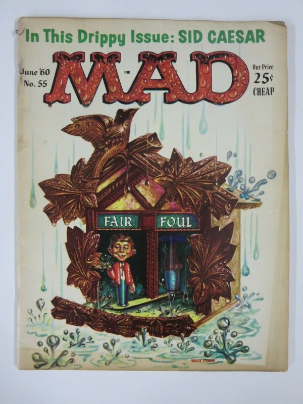 MAD MAGAZINE #55 (June, 1960) GOOD (G) Al Jaffee, Mort Drucker, Sid Caesar
