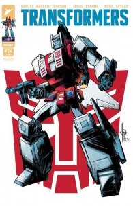 Transformers #24 2025 Howard 2nd Print Cover B Autobot Image Comics H20