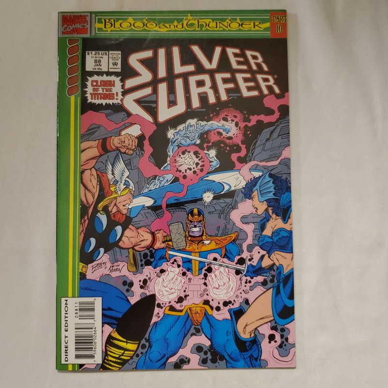 Silver Surfer 88 Near Mint- Art by Ron Frenz