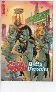 RED SONJA VAMPIRELLA BETTY VERONICA (2019 DYNAMITE) #10 VARIANT CVR C BRAGA