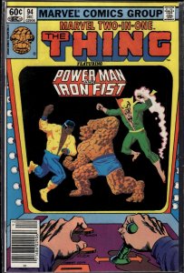 Marvel Two-in-One #94 (1982) Power Man