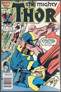 Thor #374 Newsstand (1986, Marvel) Guest Starring X-Factor. NM-