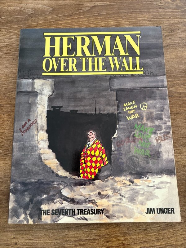 Herman Over The Wall The Seventh Treasury Jim Unger Comic Book Magazine 5 J339
