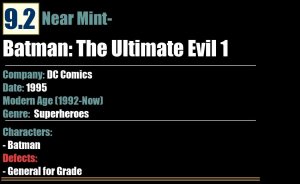 Batman: The Ultimate Evil 1 (1995) NM- DC Comics