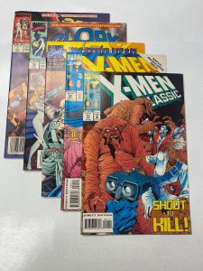 5 MARVEL comic books Cloak Dagger #7 10 Deaths Head II #13 X-Men #90 91 7 KM15