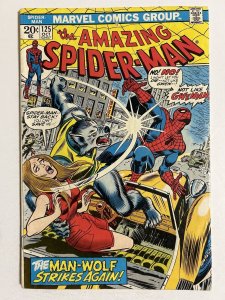 Amazing Spider-Man #125 VG 4.0 Man-Wolf