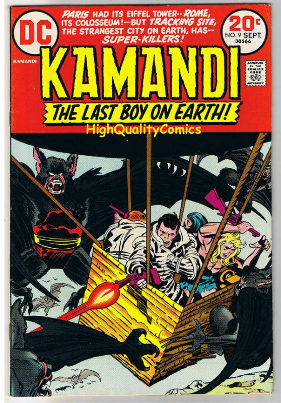 KAMANDI #9, VF, Jack Kirby, Last Boy on Earth, 1972, VFN, more in store
