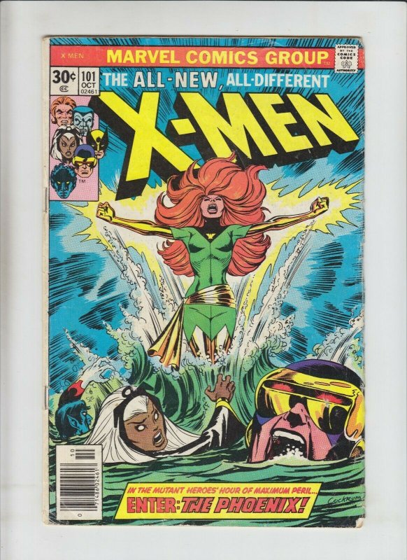 X-Men #101 GD/VG first appearance of Phoenix & Black Tom Cassidy Claremont 1976