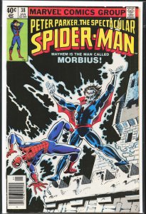 The Spectacular Spider-Man #38 Newsstand Edition (1980) Spider-Man