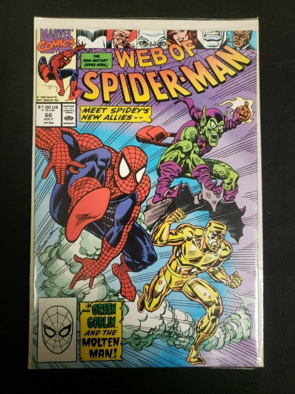 WEB OF SPIDER-MAN 11PC (VF) NEW ALLIES - GREEN GOBLIN & THE MOLTEN MAN 1988-90 