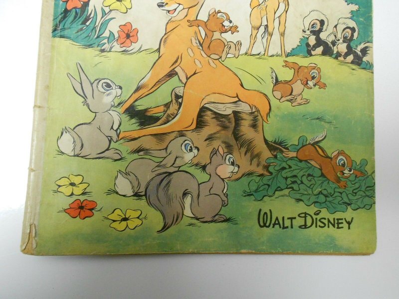 1943 DELL Walt Disney BAMBI Children (FOUR-COLOR) #30 VG-