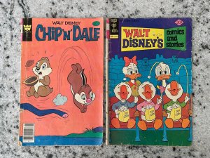 2 Disney Whitman Gold Key Comic Books Comics & Stories 437 + Chip Dale 60 6 J853