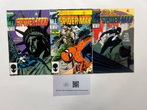 3 Web Of Spiderman Marvel Comic Books # 26 27 28 Defenders Hulk Thor 82 SM10