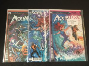 FUTURE STATE: AQUAMAN #1, 2 Two Cover Versions of #2, VFNM Condition