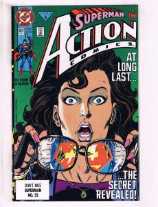 Action Comics # 662 VF RARE 2nd Print Variant DC Comic Book Feat. Superman J103