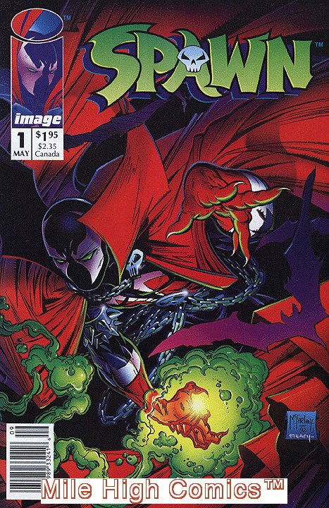 SPAWN (1992 Series) #1 NEWSSTAND Fine Comics Book