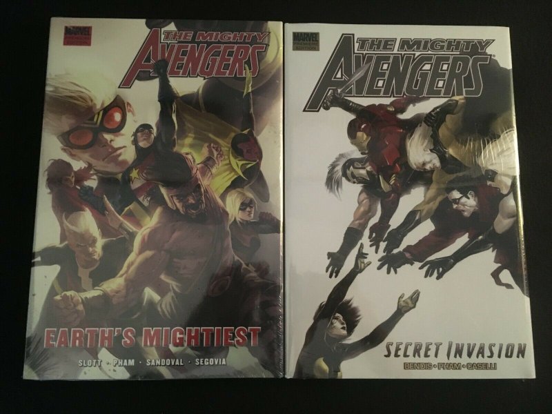 MIGHTY AVENGERS: EARTH'S MIGHTIEST and SECRET INVASION Book 2 Marvel Hardcovers