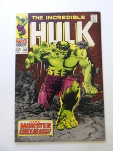The Incredible Hulk #105 (1968) VF condition