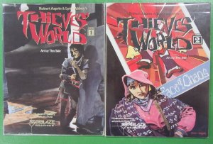Thieves' World Graphics 1 and 2 Robert Asprin Lynn Abbey Starblaze TPB 1985