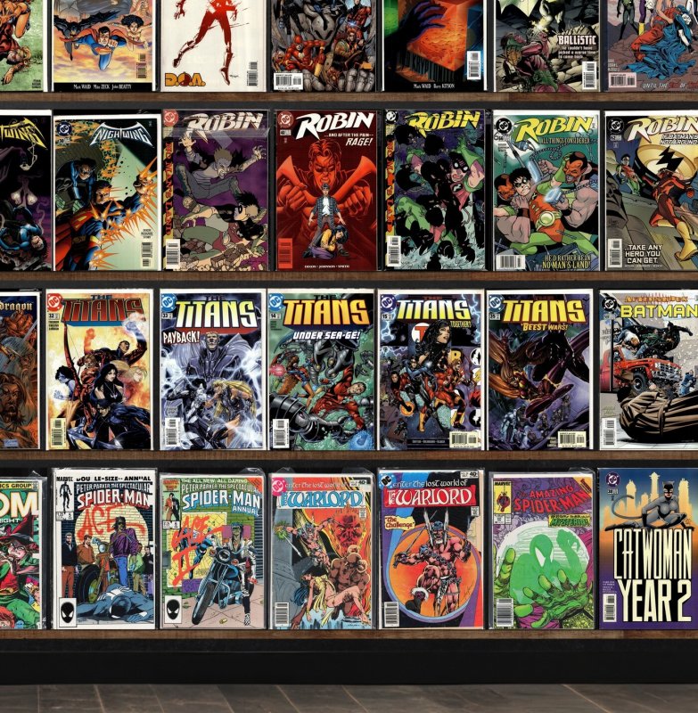 Huge Lot 130+ Comics with The Titans, Nightwing, G.I. Joe: Origins & More!